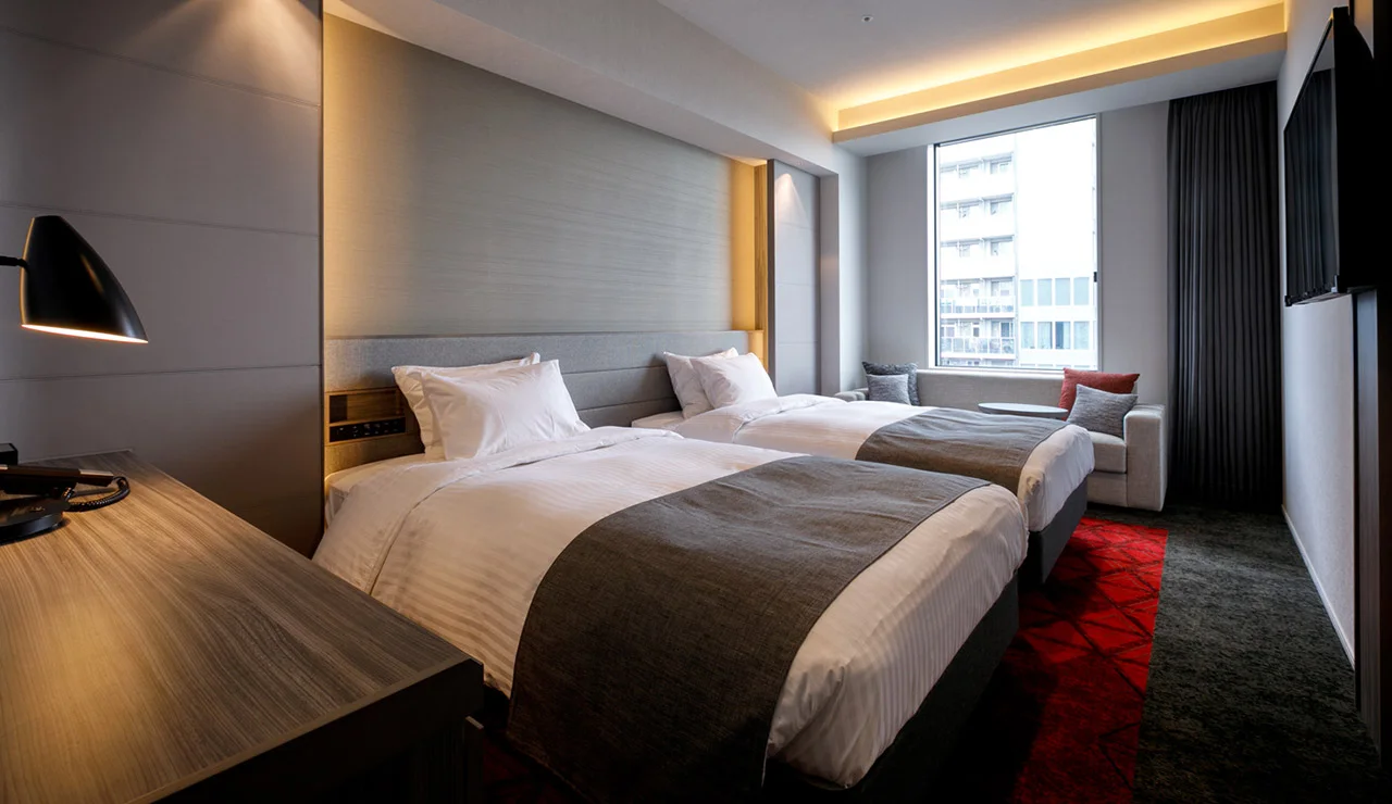 Tenjin hotel base for Nishitetsu excursions in Fukuoka