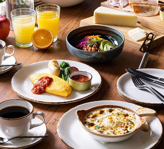 HOTEL GROOVE SHINJUKU breakfast buffet at JAM17 DINING