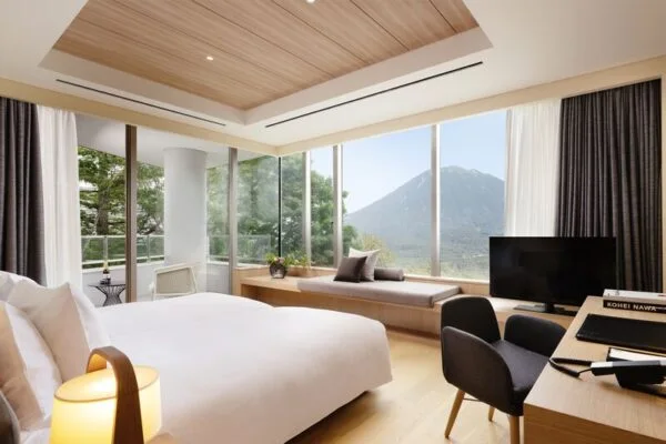 Setsu Niseko three-bedroom apartment sleeping arrangement