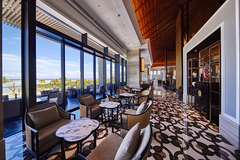 Ryukyu Hotel & Resort Nashiro Beach lobby lounge