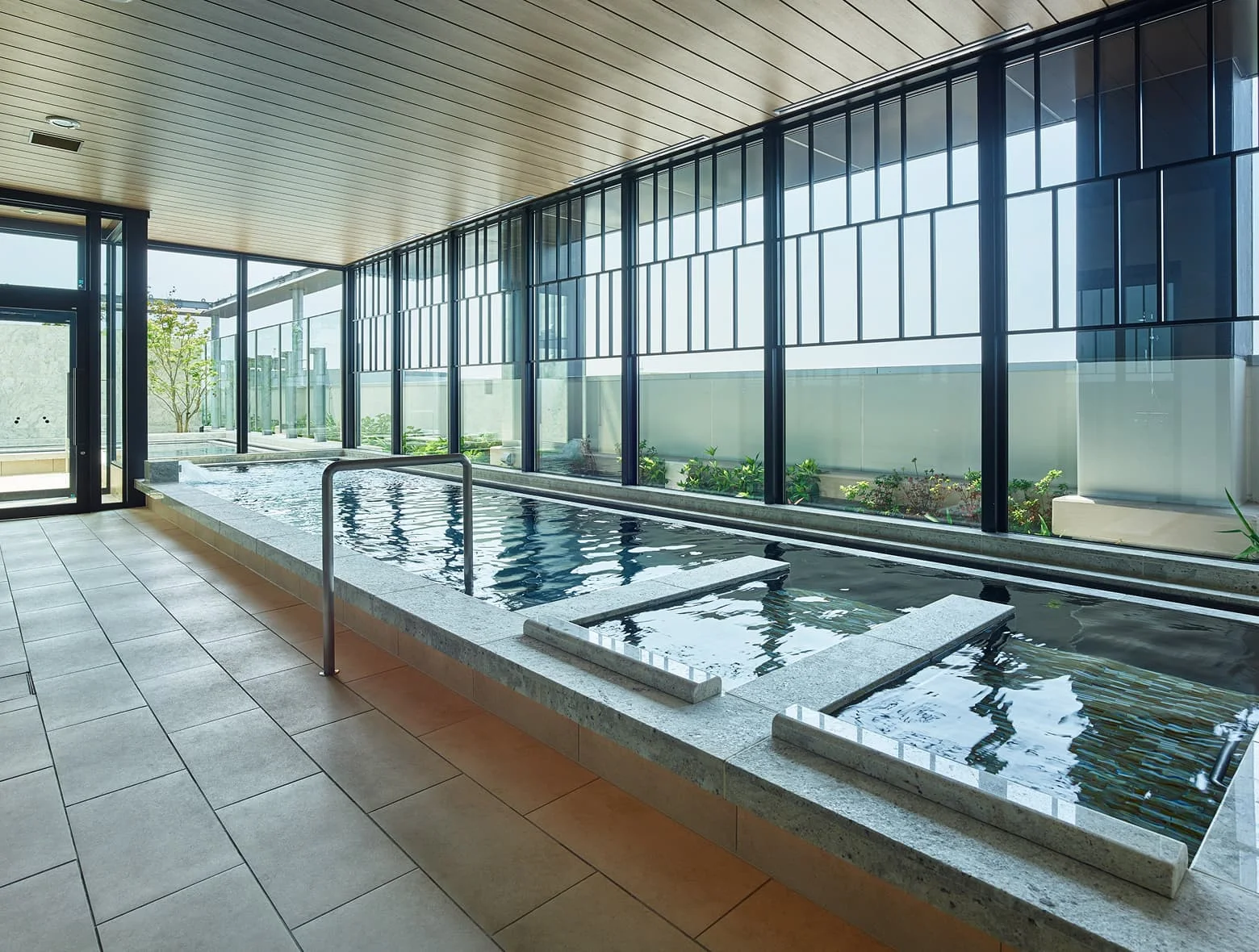 Mitsui Garden Hotel Fukuoka Gion rooftop public bath for a trip with parents