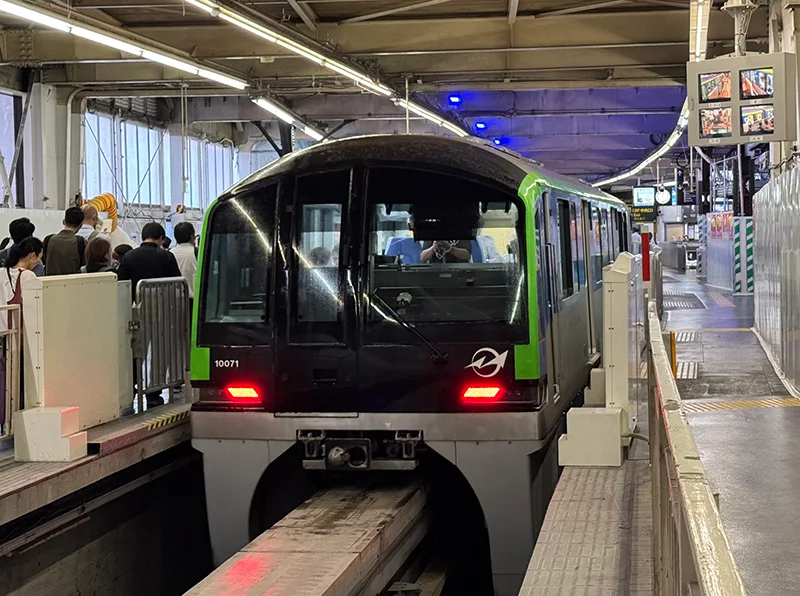 Tokyo Monorail at Haneda Airport; its value depends on the Hamamatsucho connection after the airport ride