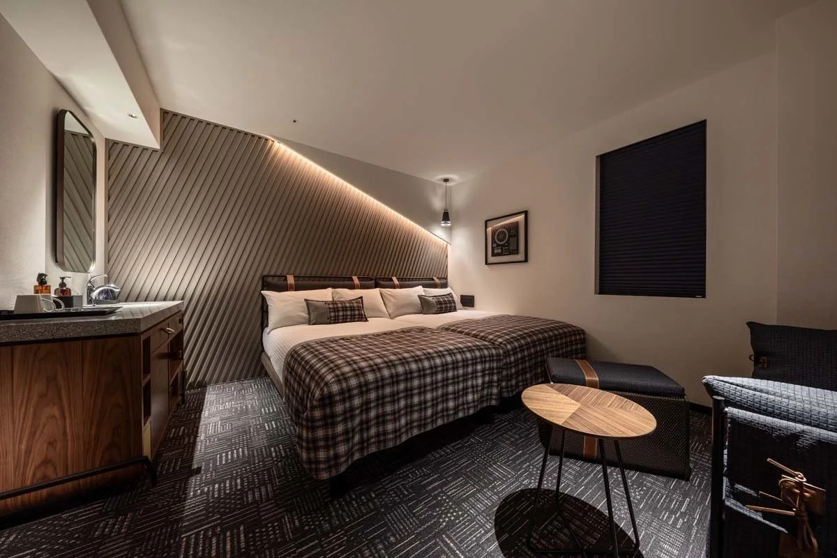THE LIVELY FUKUOKA HAKATA Standard Twin with two beds for a Fukuoka friends trip
