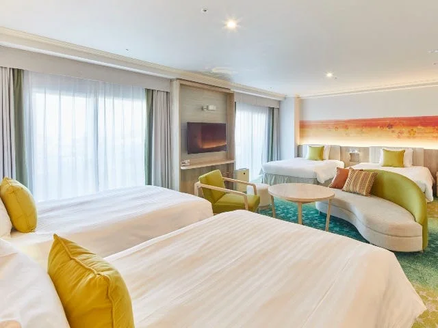 Grand Nikko Nikko Deluxe Family Room with four wider beds