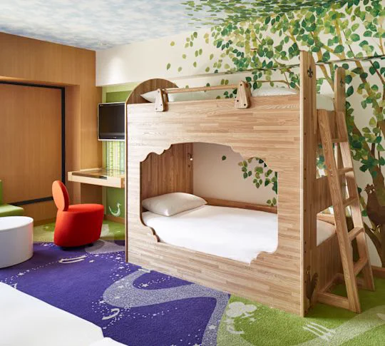 Hilton Tokyo Bay Family Happy Magic room with themed bunk beds