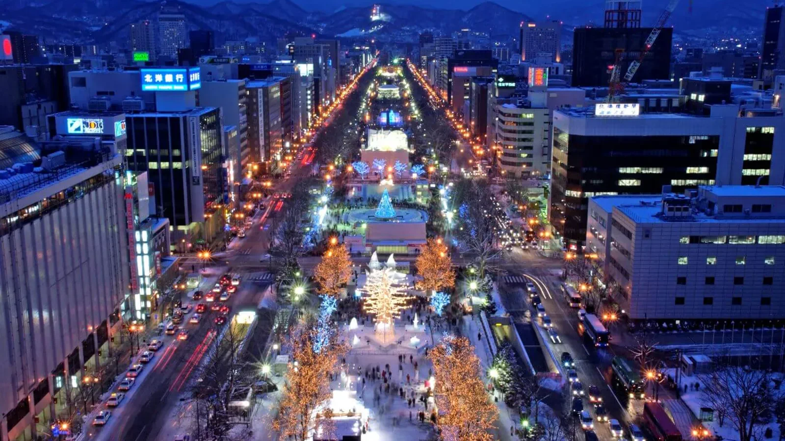 Sapporo in winter can be handled by public transport first instead of taking on snow-driving pressure immediately after landing
