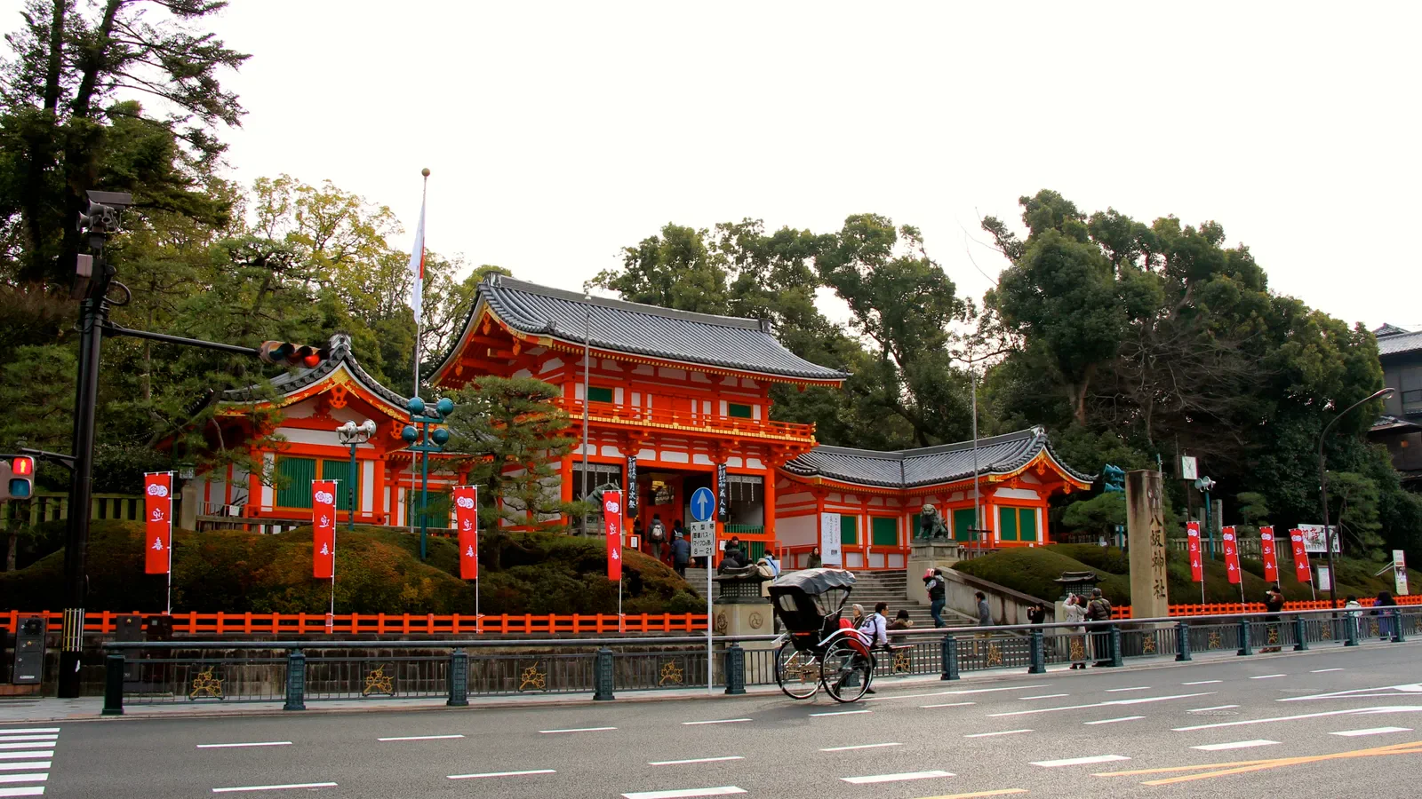 The Gion and Yasaka Shrine area shows why a Kyoto day trip should focus on one coherent area instead of sweeping the whole city