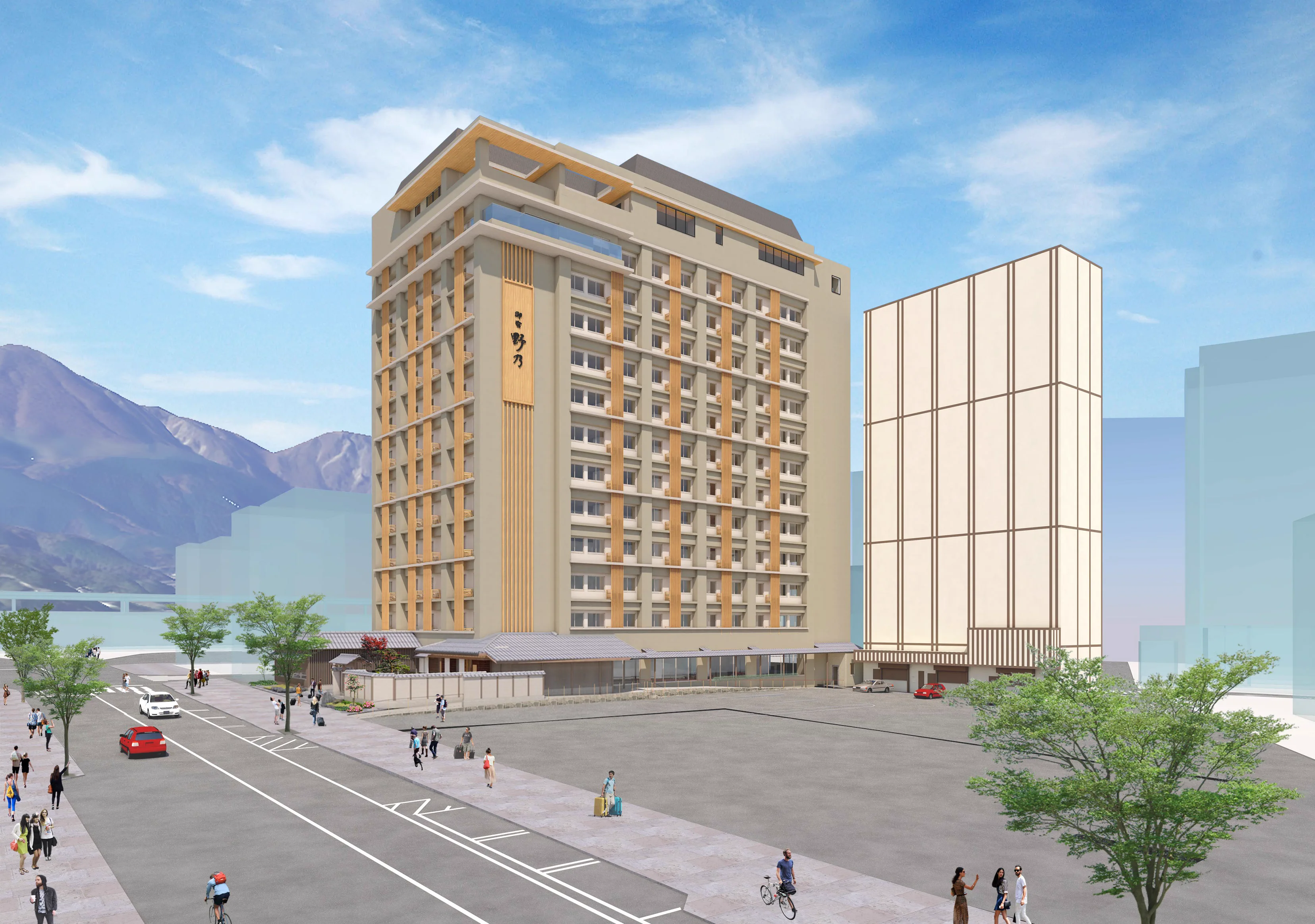 Beppu Station area hotel used as a transport base for a two-day Beppu Hells itinerary
