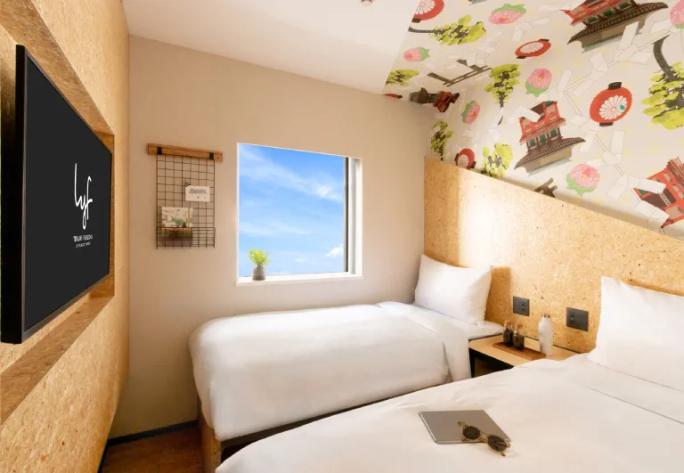 Accommodation view related to lyf Tenjin Fukuoka Review: Is a 12m² Room Worth the Shared Kitchen and 24-Hour Lounge?
