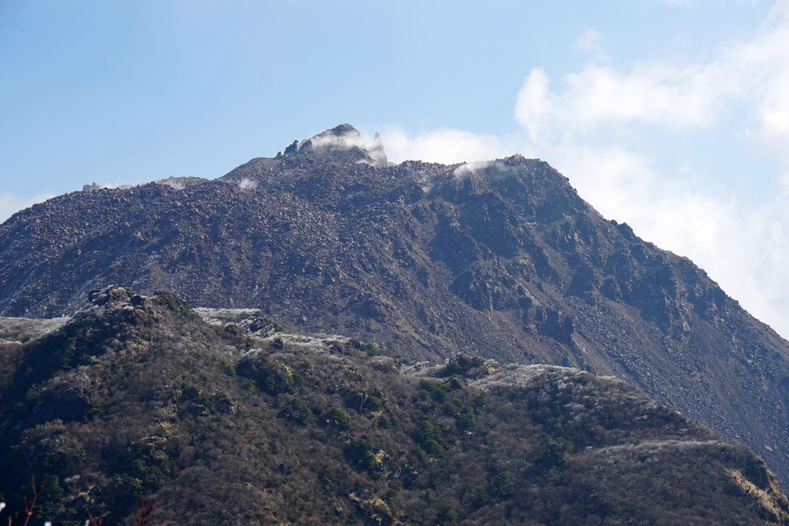 Mount Fugen and Heisei-Shinzan in the Unzen volcanic area