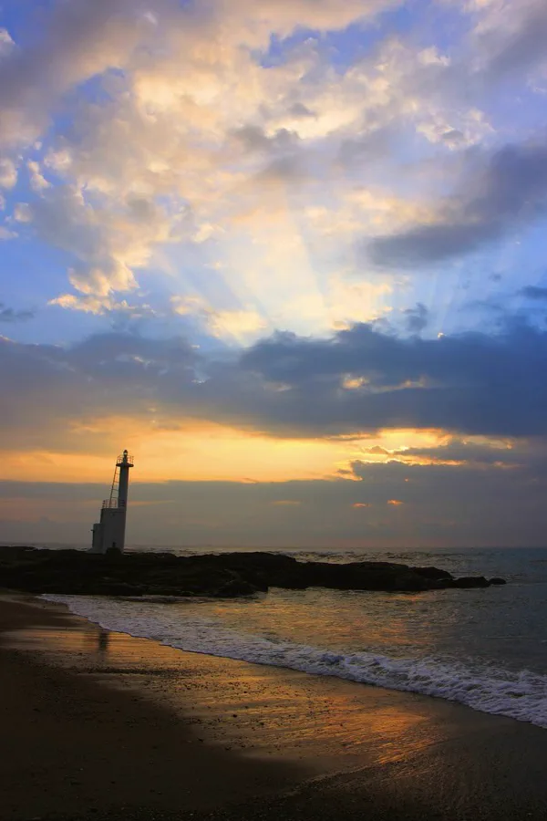 Oarai Coast with waves and shoreline scenery
