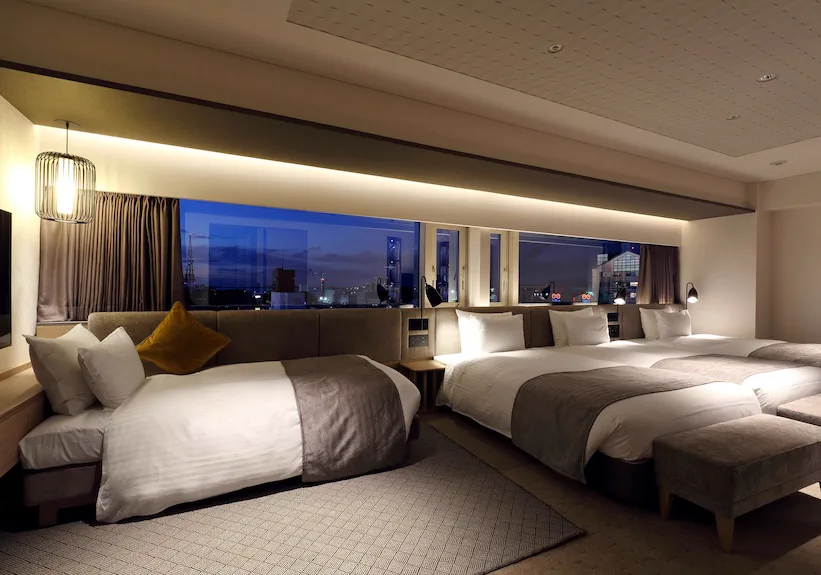 Solaria Nishitetsu Hotel Fukuoka family room for a Tenjin stay