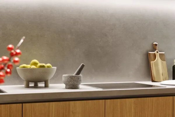 Full kitchen in a Setsu Niseko family apartment