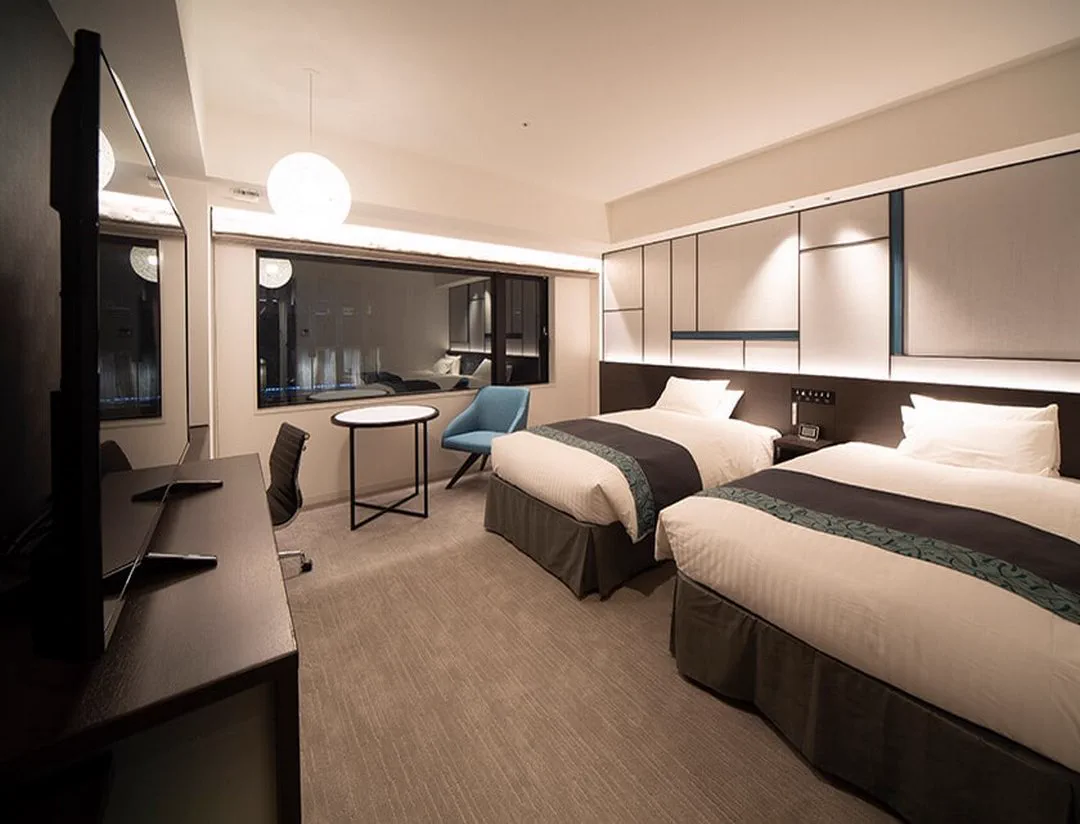 Hotel Vischio Osaka Deluxe Twin for parents staying in Umeda
