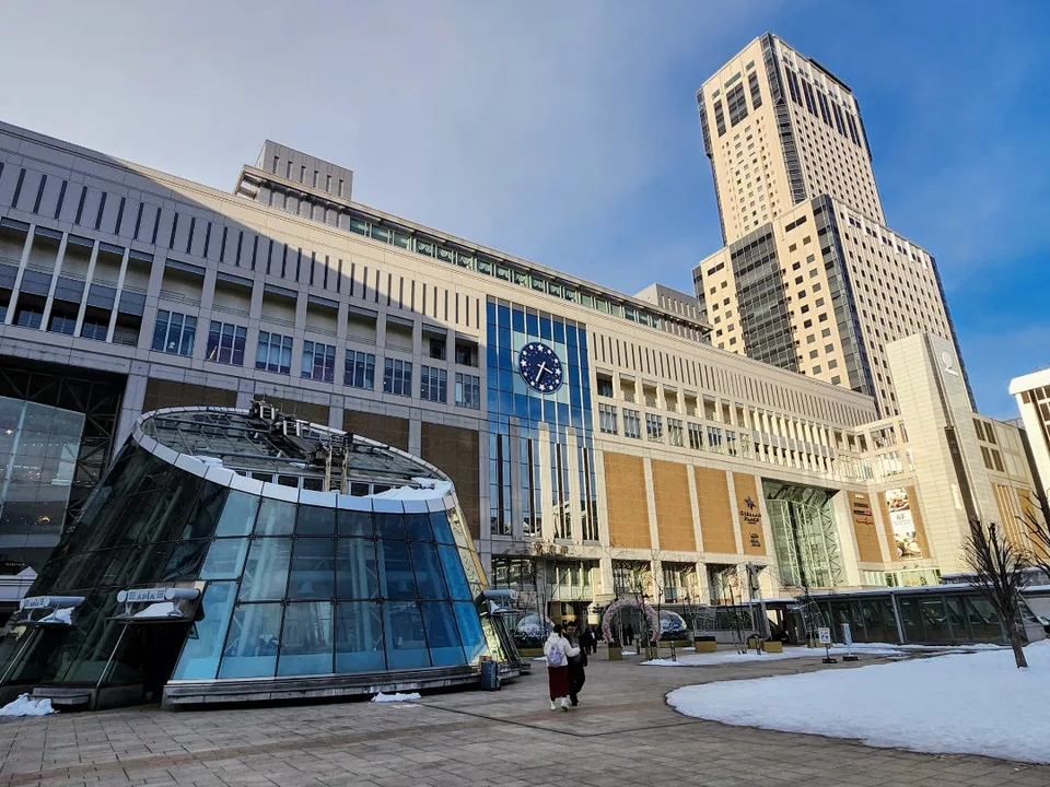 JR Sapporo Station for choosing a Sapporo base with frequent rail day trips