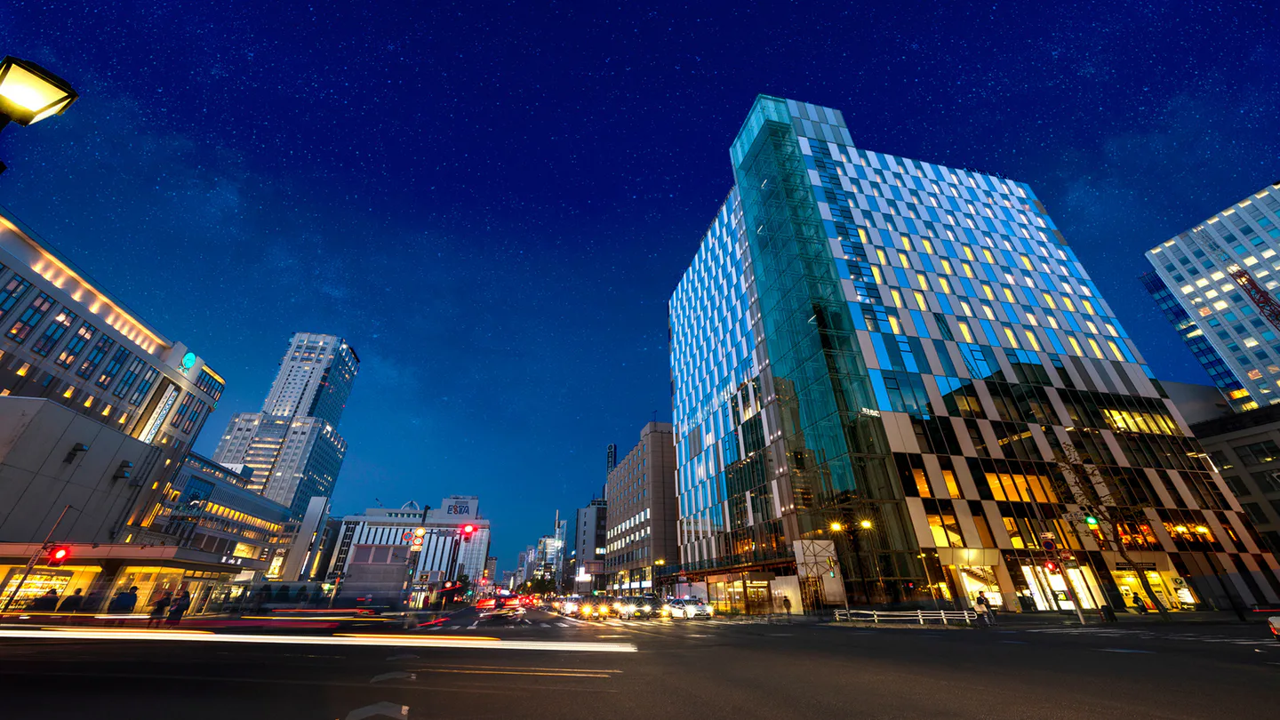 Hotel Gracery Sapporo exterior near JR Sapporo Station for a budget-location trade-off