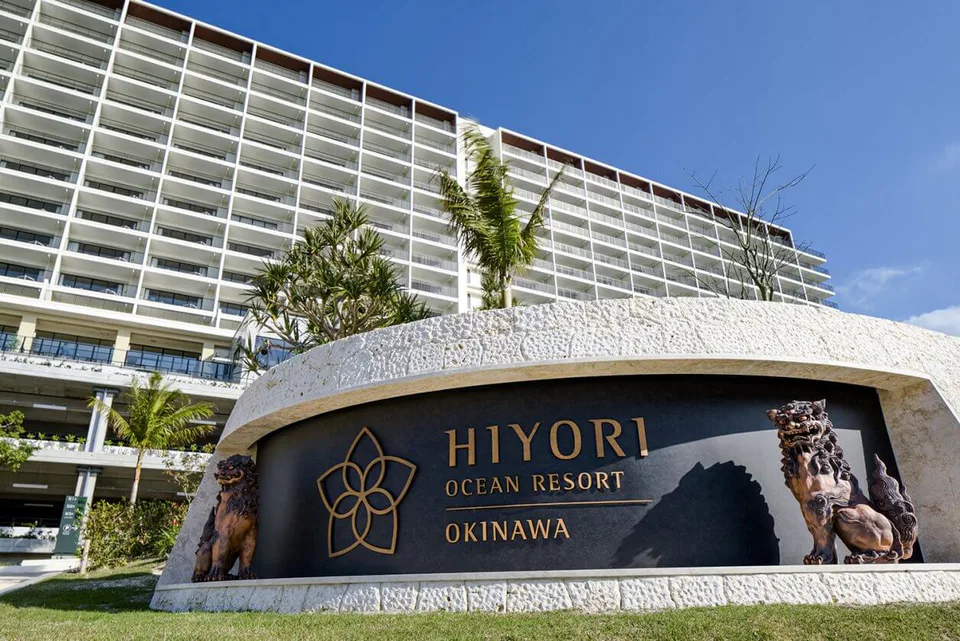 HIYORI Ocean Resort Okinawa exterior for four adults comparing a premium four-bed two-bedroom suite