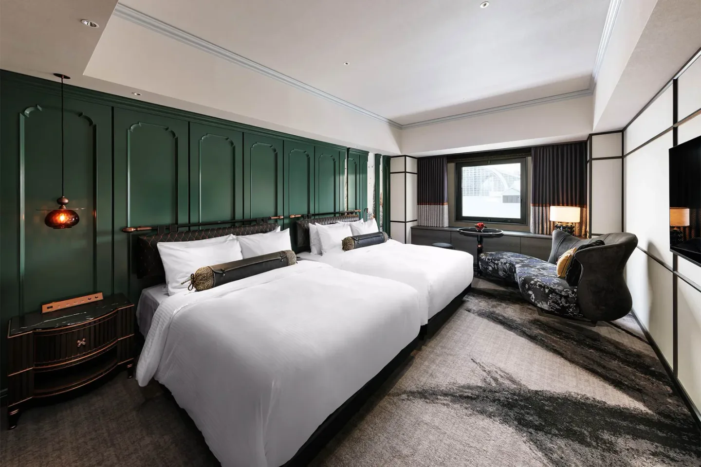 Hotel Sosei Sapporo Deluxe room with two queen beds