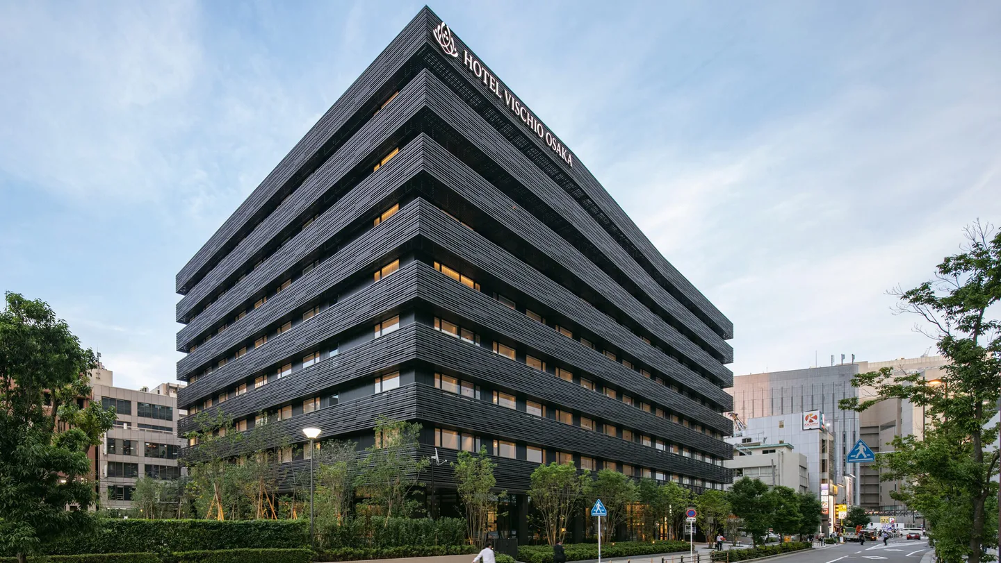 Hotel Vischio Osaka exterior five minutes north of JR Osaka Station