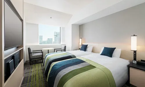Hotel Hankyu RESPIRE OSAKA Standard Twin guest room above Osaka Station