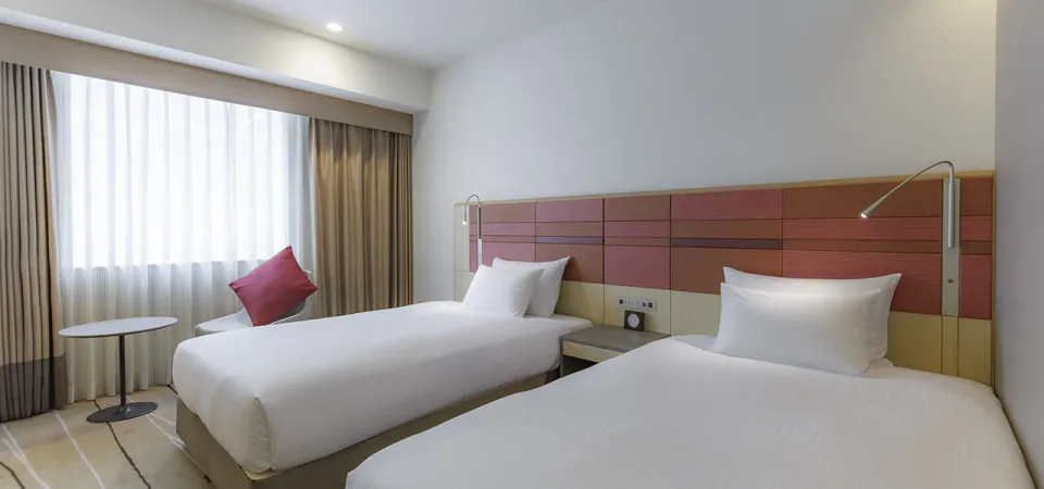 JR KYUSHU HOTEL Blossom Hakata Chuo Superior Twin room near Hakata Station