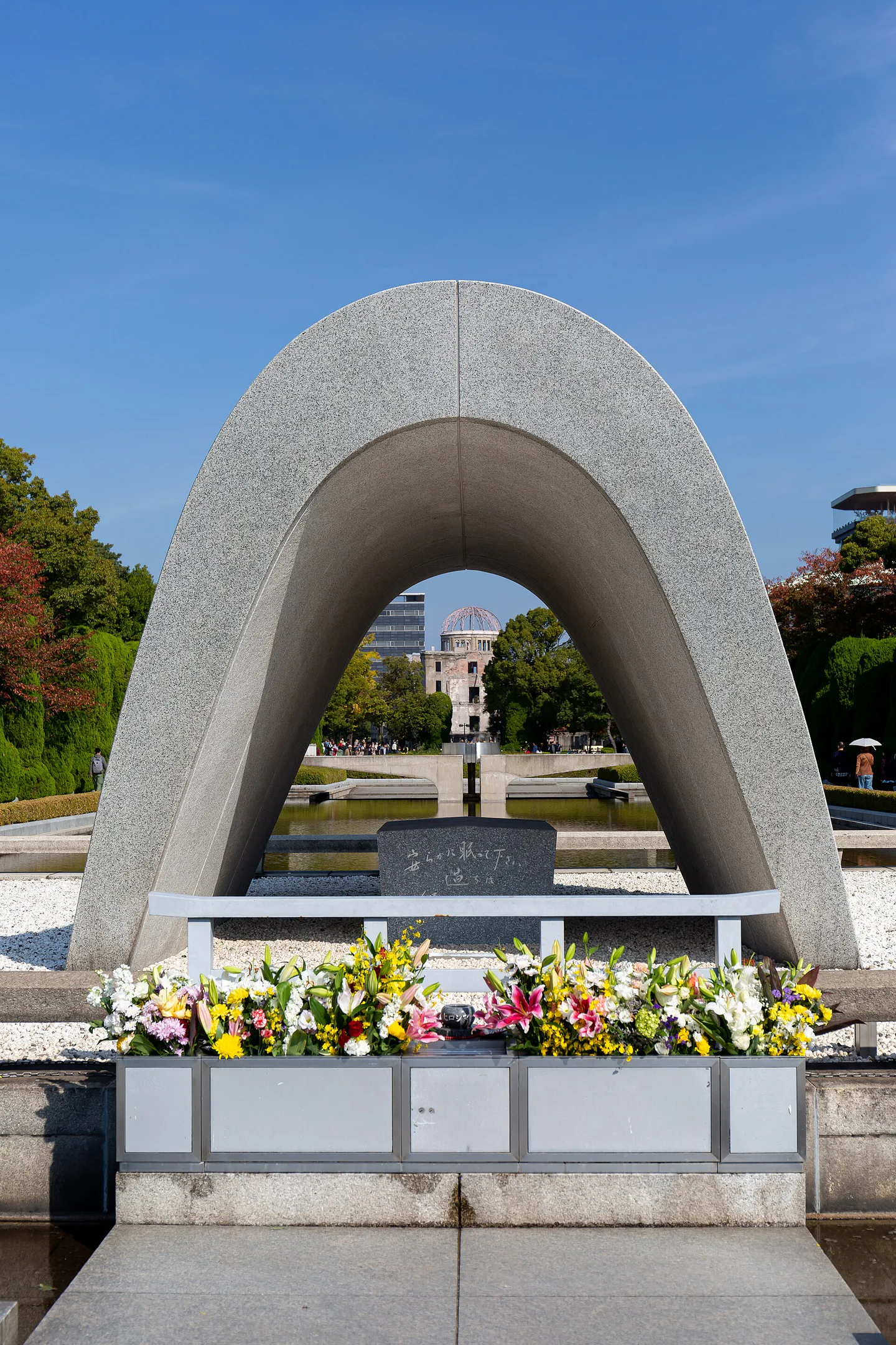 Hiroshima Peace Memorial Park and Atomic Bomb Dome on day one of a two-day Hiroshima and Miyajima itinerary