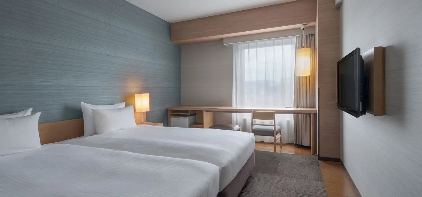 HOTEL RESOL TRINITY HAKATA standard twin room with two beds