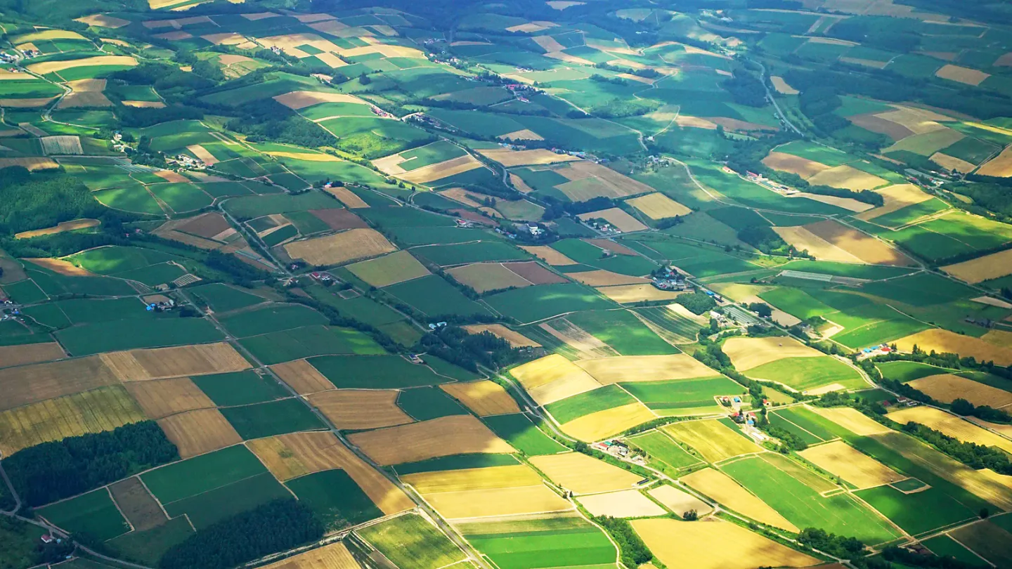 Biei Hokkaido landscape for a partial rental car segment