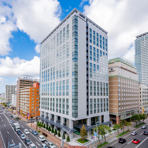 Keio Prelia Hotel Sapporo exterior near JR Sapporo Station for a long-stay JR day-trip base
