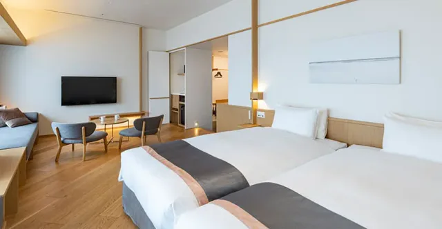 Tokyu Stay Fukuoka Tenjin deluxe room with an in-room washer-dryer